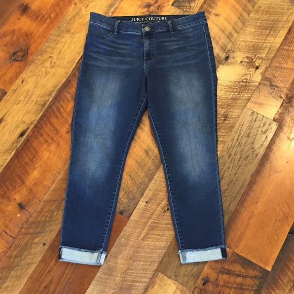 Juicy Couture Denim - Juicy Couture Fade Wash Cuffed Skinny Jeans